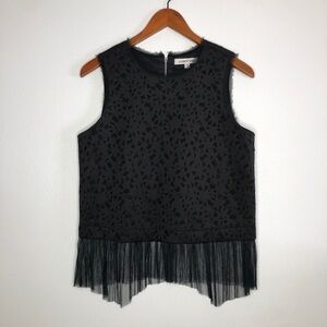 Elizabeth and James Tank Top Black Medium‎